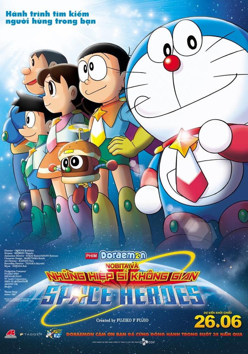 Xem Phim Doraemon: Nobita và Những Hiệp Sĩ Không Gian Full