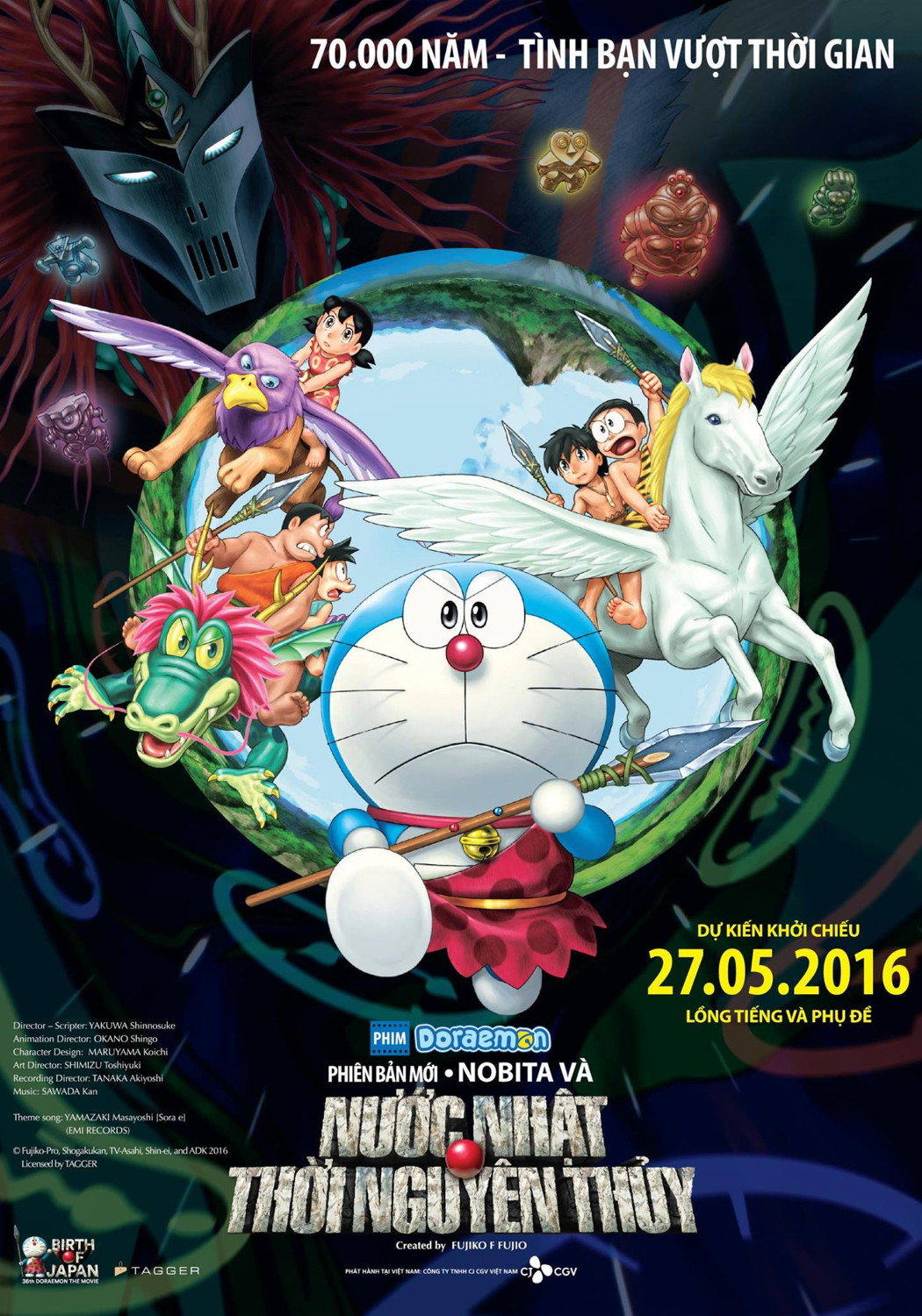 Xem Phim Doraemon: Nobita và Nước Nhật Thời Nguyên Thủy Full